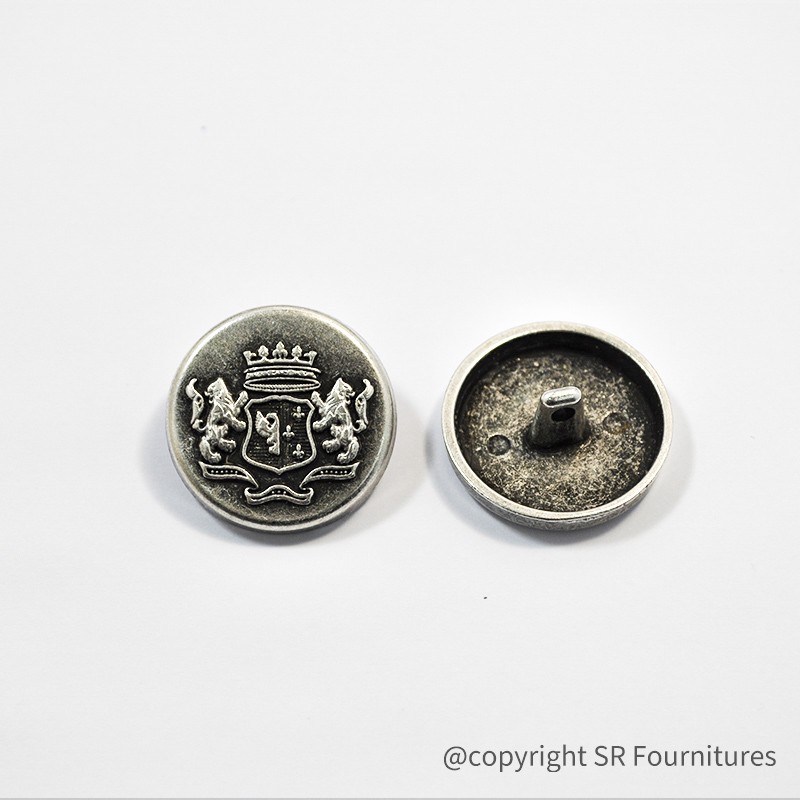 Bouton en métal - 100 pièces