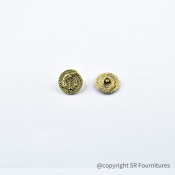 Bouton métal - 100 pièces