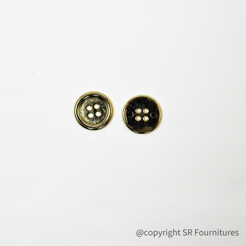 Bouton métal - 100 pièces