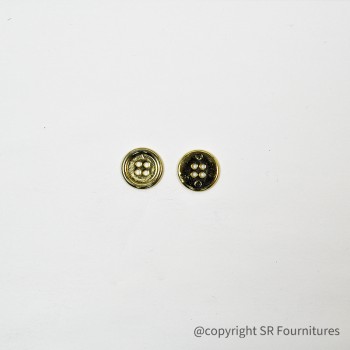 Bouton métal - 100 pièces